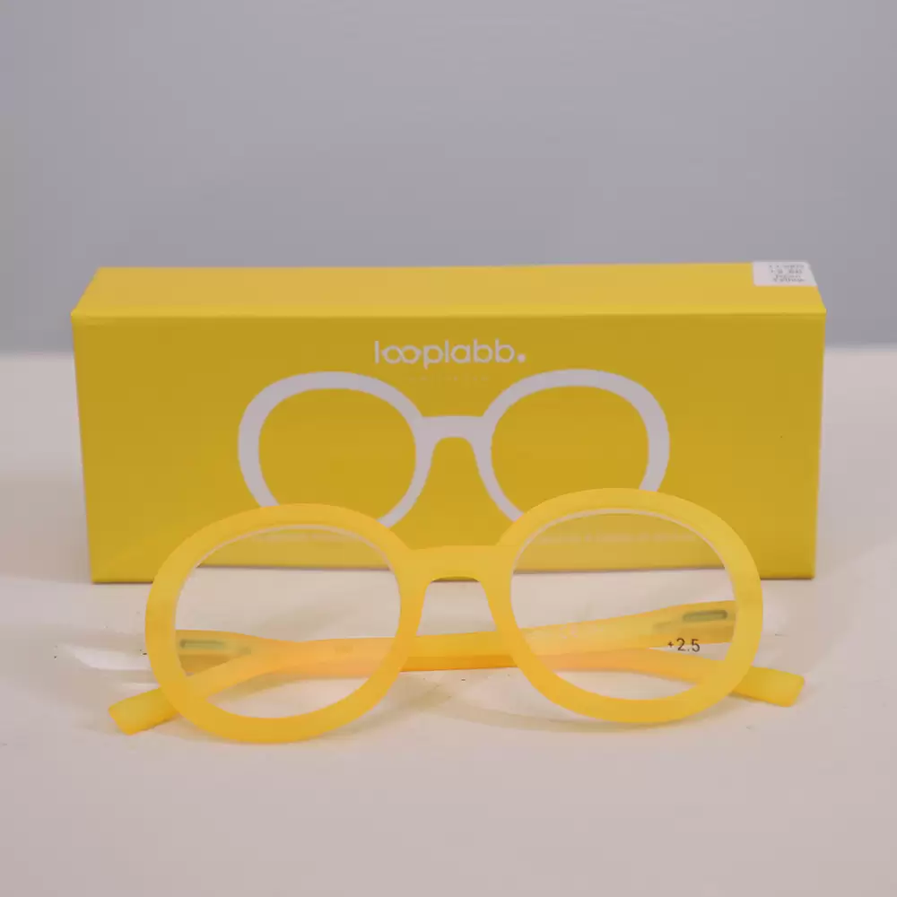 READING GLASSES JANE NEON YELLOW +2.5